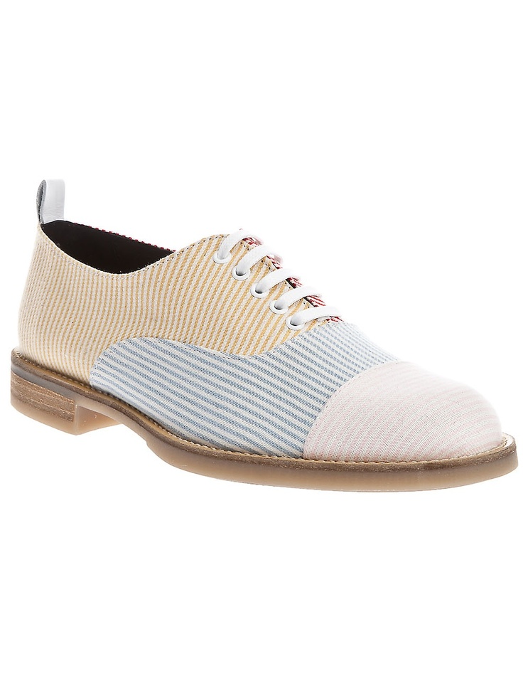 Swear - 'Chaplin 1' shoe - Blue, pink, yellow and red stripey 'Chapl...