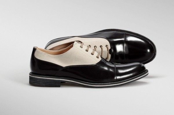 Tod's SS13 Leather & Canvas Lace-Ups