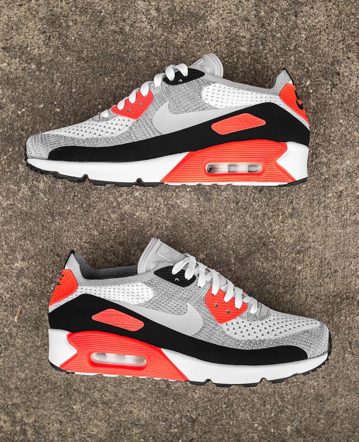 Nike Air Max 90 Ultra 2.0 Flyknit 'Infrared' 10 Detailed Pictures - EU K...
