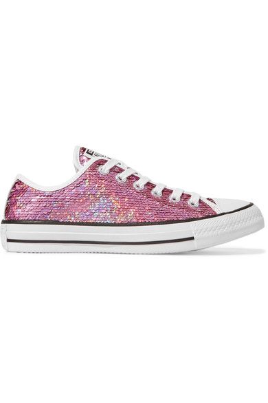 Converse | Chuck Taylor All Star sequined sneakers | NET-A-PORTER.COM...