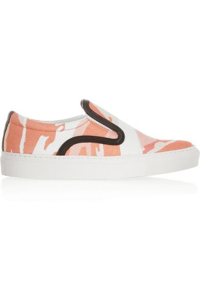 MOTHER OF PEARL Achilles camouflage-print canvas sneakers...