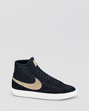 Nike Lace Up High Top Sneakers