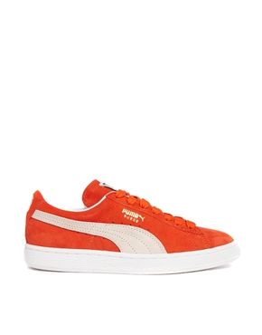 Puma Suede Classic Orange Sneakers