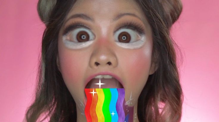 Snapchat Rainbow Filter | Fun & Easy Halloween Makeup Tutorial...