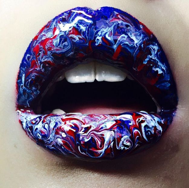 Lip Arts 8: Marbled Lips | Mesmerizing Instagram Lip Arts You Should Try...