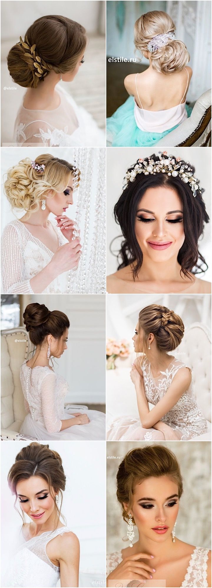 Featured Updo Wedding Hairstyle: Elstile; www.elstile.ru