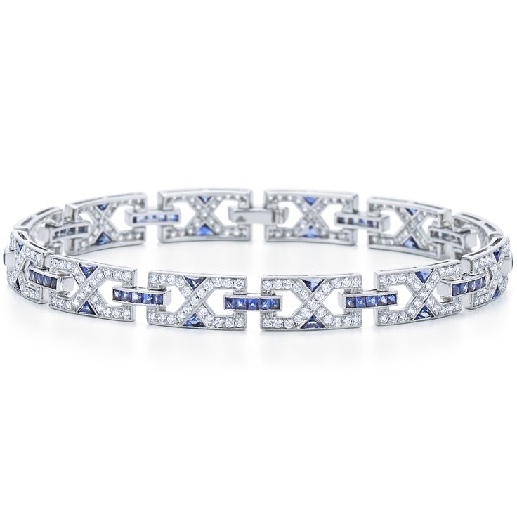 Beautiful diamond bracelet in 18 carat white gold from the Vintage Collection by...