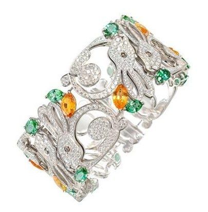 Bracelet Lapins : bracelet Chopard - bracelet Lapins, Chopard - 150 ans Chopard ...