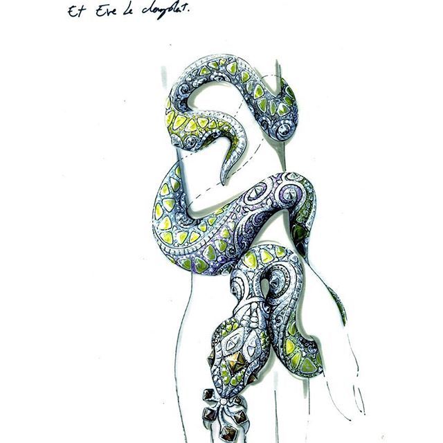 Bracelet serpent par Natalie Castro # duodeciparis #duodeci#jewelry #jewels #des...