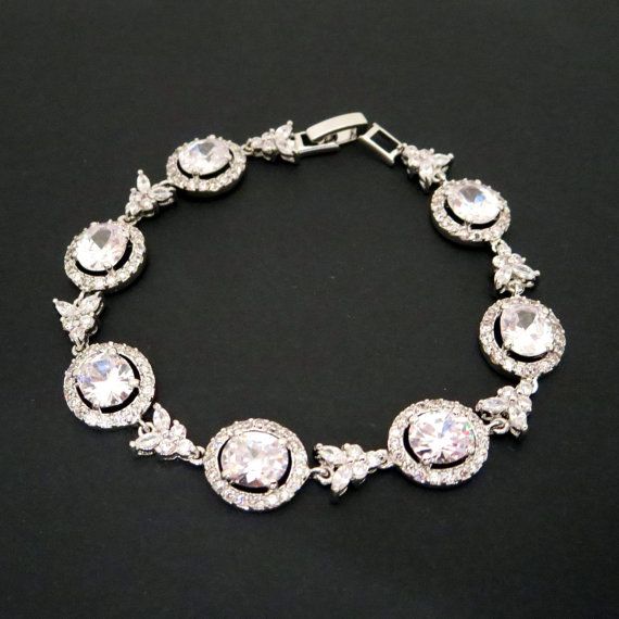 Bridal bracelet Wedding bracelet Crystal by TheExquisiteBride, $85.00...