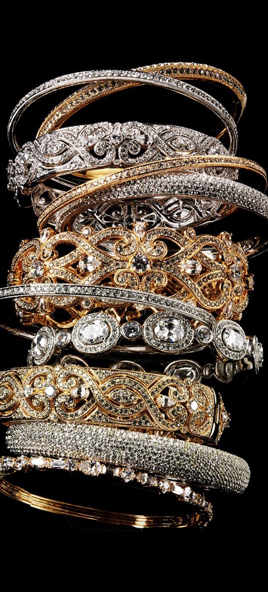 Yes! diamond and gold statement bracelets...