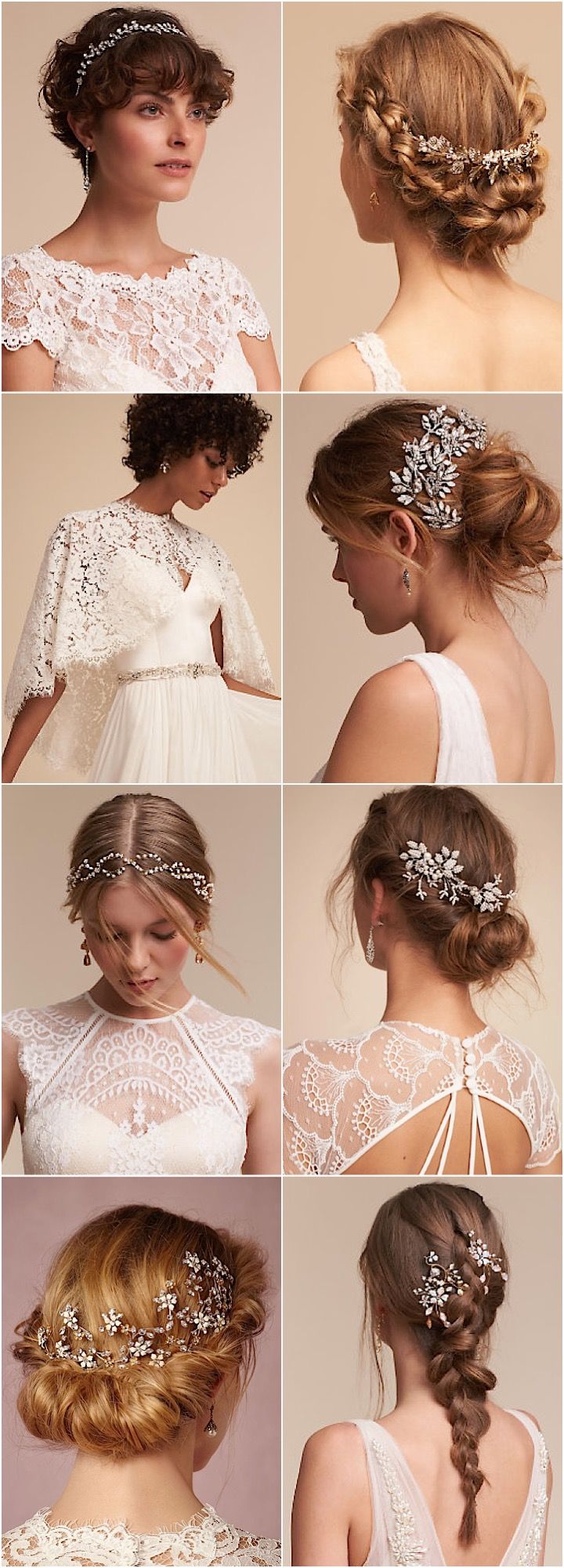 BHLDN winter wedding hair accessory ideas...
