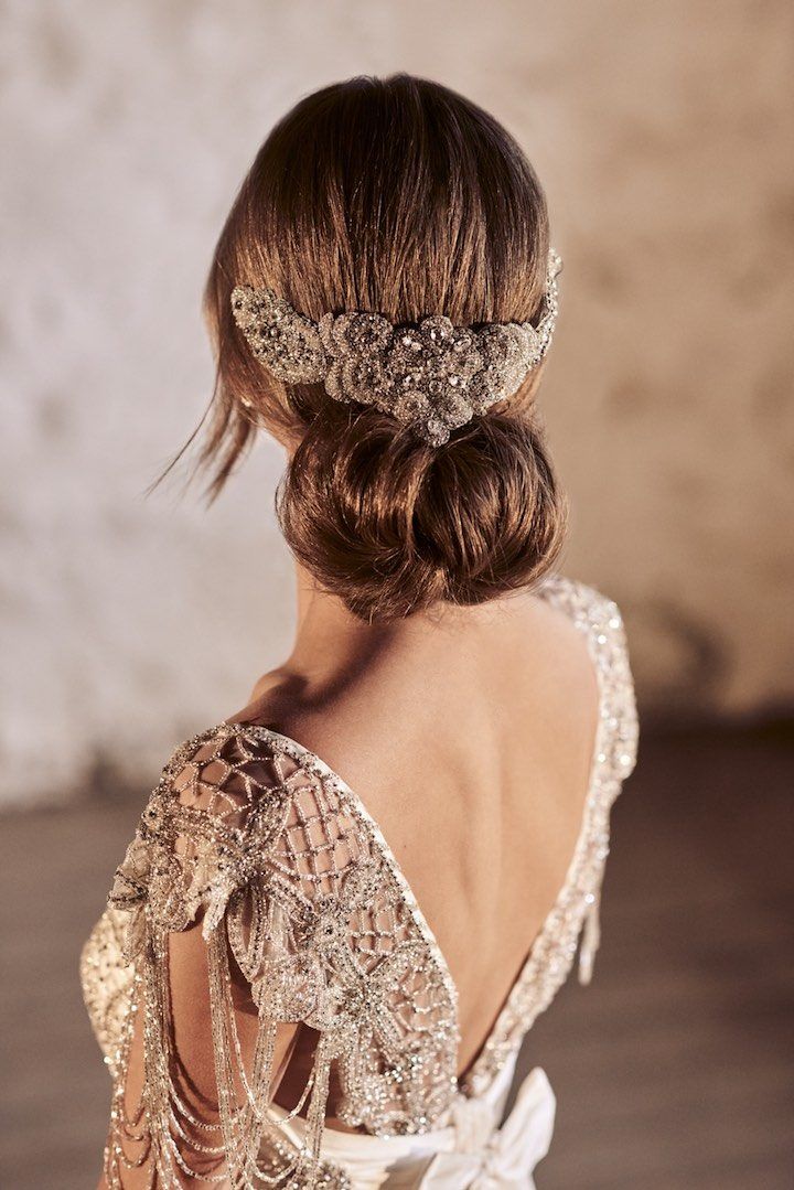 Featured Wedding Dress and Hair Accessory: Anna Campbell; Latest Eternal Heart C...