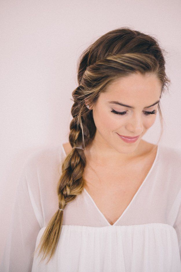 Loose Side Braids | Homecoming Dance Hairstyles Inspiration Perfect For The Quee...