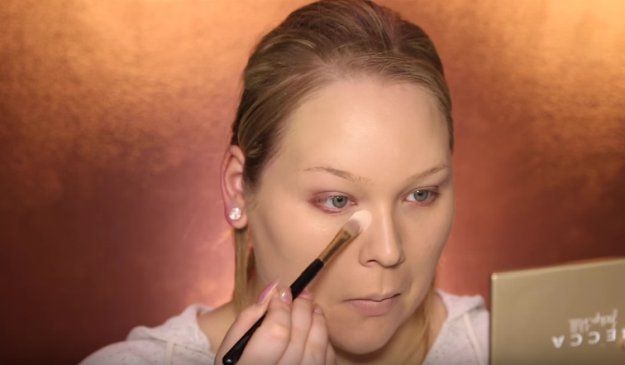 Step 2: Apply Concealer to Dark Areas | Glamorous & Dramatic Holiday Makeup ...
