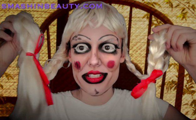 5. Annabelle (The Conjuring) | 10 DIY Movie-Inspired Makeup Tutorials for Hallow...
