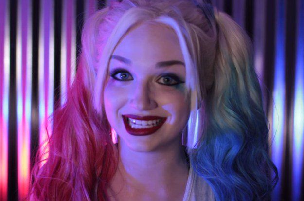7. Harley Quinn (Suicide Squad) | 10 DIY Movie-Inspired Makeup Tutorials for Hal...