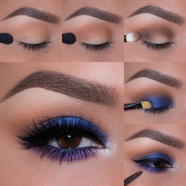 9. Blue Eyeshadow - Smokey Blue Eyeshadow Tutorial for Beginners | Makeup Tutori...