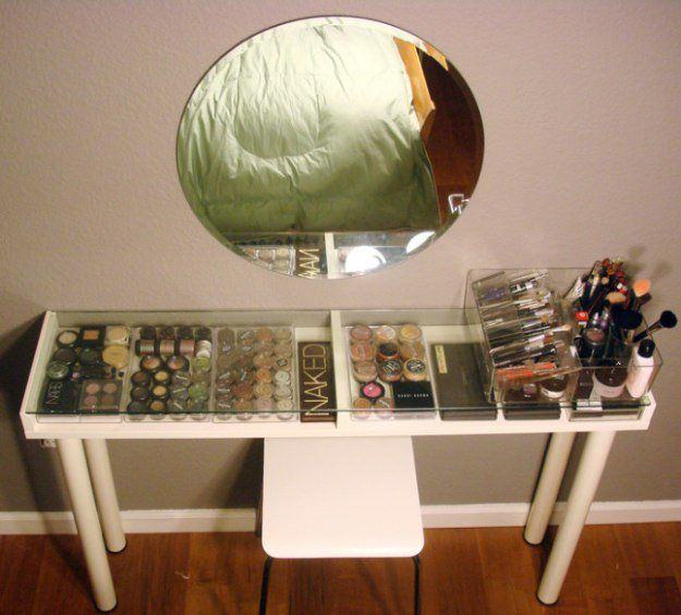 Ikea Makeup Vanity | Makeup Storage | DIY Makeup Organizer...