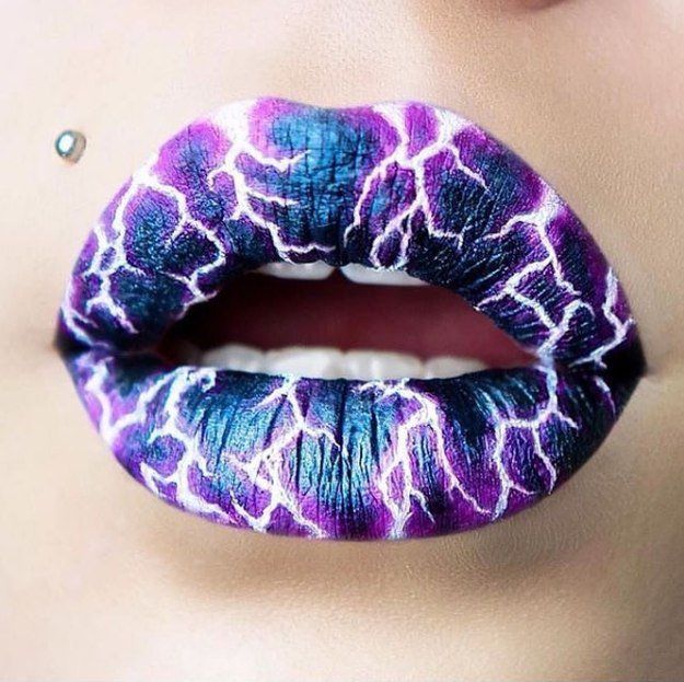 Lip Arts 13: Lightning Lips | Mesmerizing Instagram Lip Arts You Should Try...