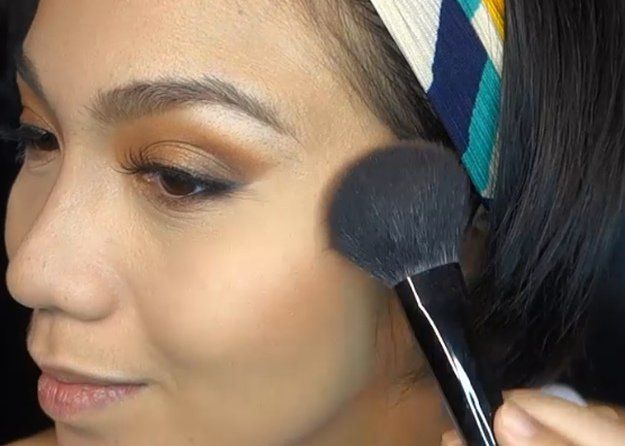 Step 25: Blush | Homecoming Makeup Tutorial For Brown Eyes Using Kylie Kyshadow ...