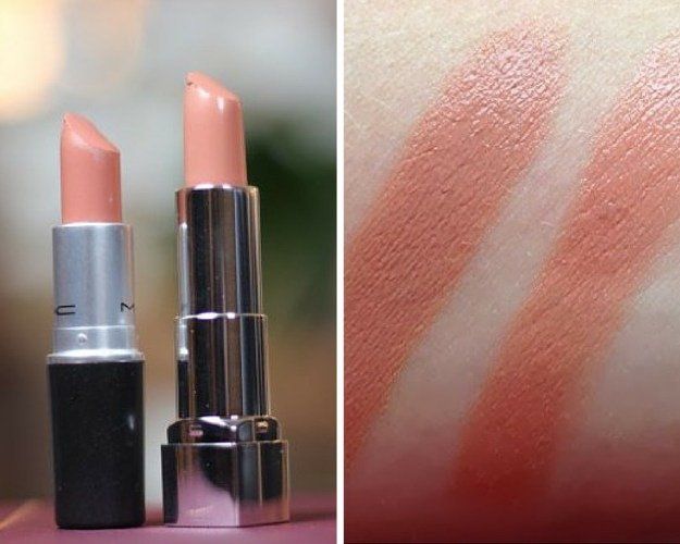 3. MAC Shy Girl & Rimmel Nude Delight | Splurge Or Save: The Best MAC Lipsti...