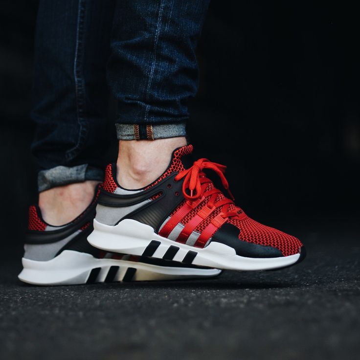 adidas EQT Equipment Support ADV (red / black / grey) - Free Shipping starts at...