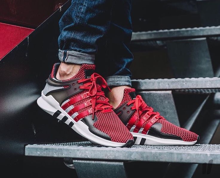Adidas EQT Support ADV ; Sep 2016 (red)...