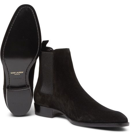 Chelsea boots are appreciated for their sleek profile, and this pair by Saint La...