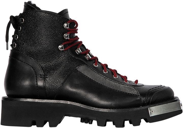 DSQUARED2 Leather Hiking Boots...