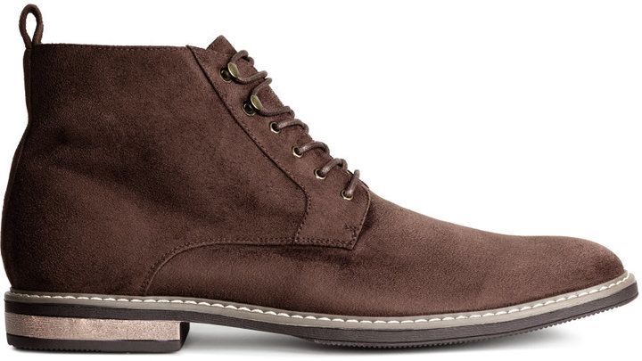 H&M - Desert Boots - Dark brown - Men