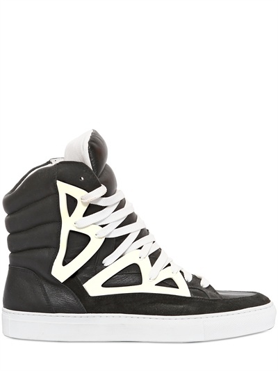RIP OFF'S, HIGHTOP SNEAKERS: i feel  like these only look good in profile, but t...
