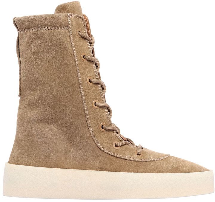 Suede Lace Up Boots $451...