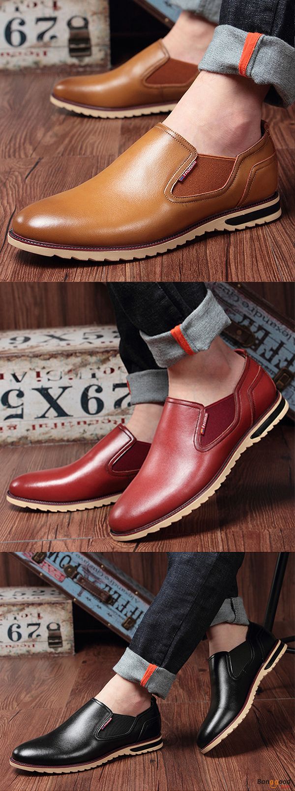 US$43.89 + Free shipping. Men Shoes, Leather Shoes, Slip On Shoes, Casual Style,...