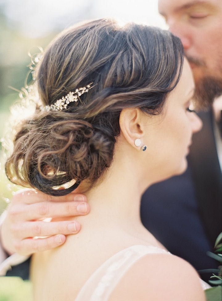 Featured Photographer: Michael and Carina Photography; wedding hairstyle idea