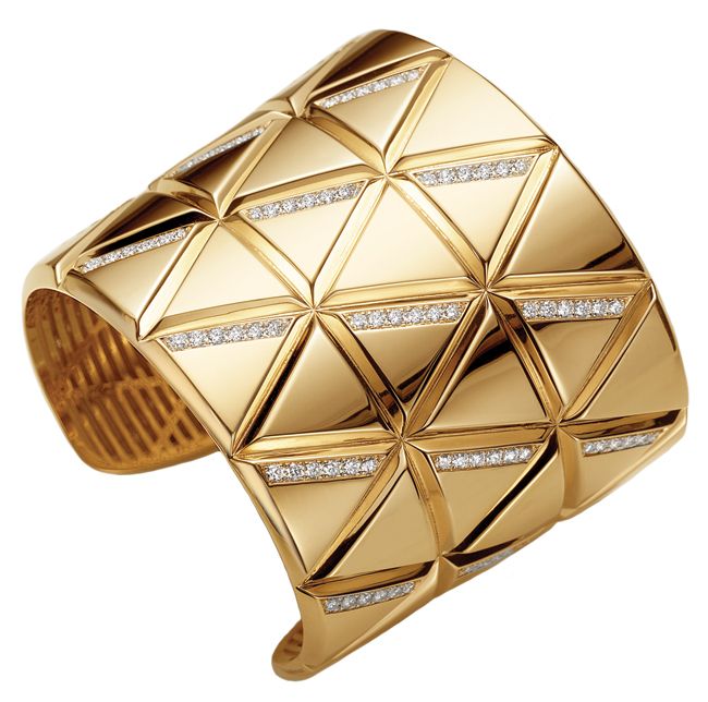Marina B gold and diamond cuff. $42,000