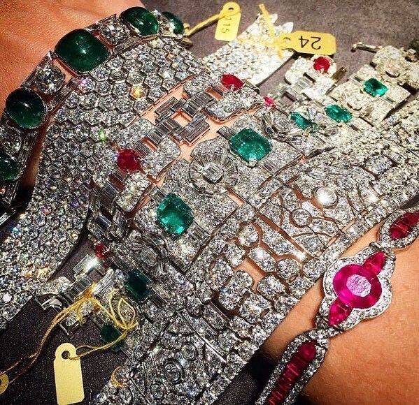 Senior Specialist @carolinefmorrissey showcases some of the many fabulous bracel...