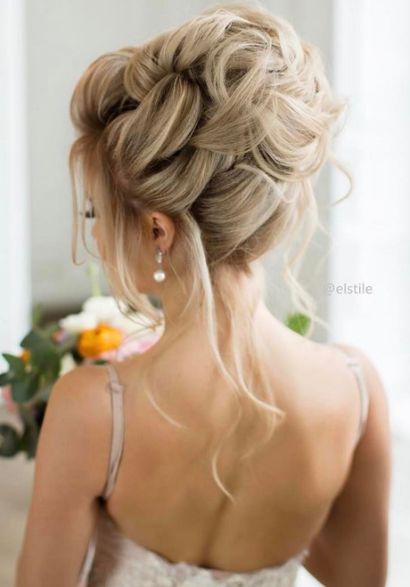 Featured Hairstyle: Elstile LA; www.elstile.com; Wedding hairstyle idea.