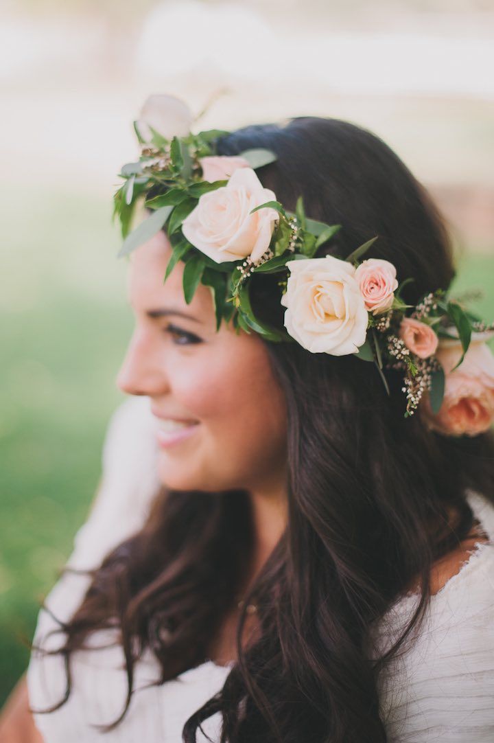 Featured Photographer: Heidi Ryder; Wedding hairstyle idea.