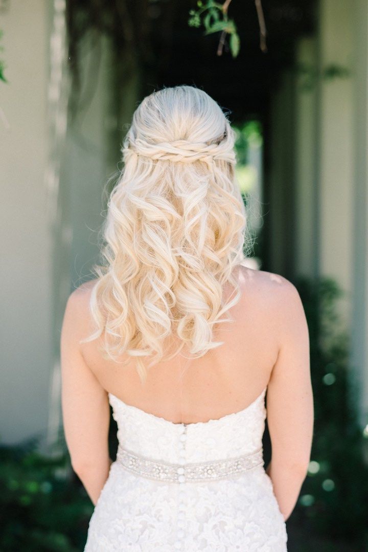 Featured Photographer: Michelle Lange Photography; wedding hairstyle idea...