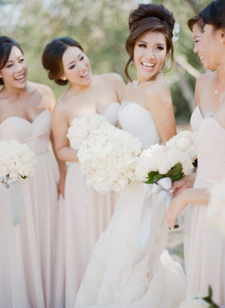 Featured Photographer: Sylvie Gil Photography; wedding hairstyle and bridesmaid...