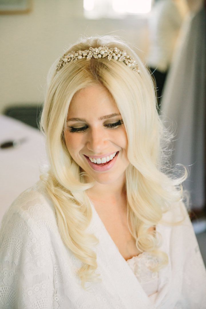 Featured Photographer: The Edges Wedding Photography; wedding hairstyle idea