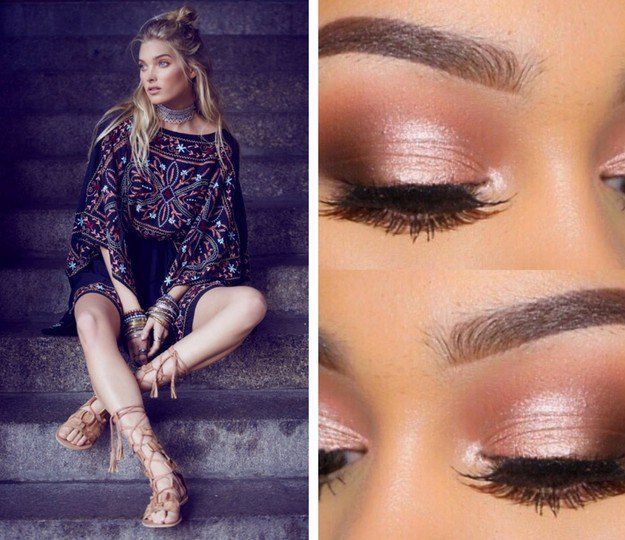 Festive in Rose Gold Eyes | Exciting Summer Outfits To Go Well With Your Makeup ...