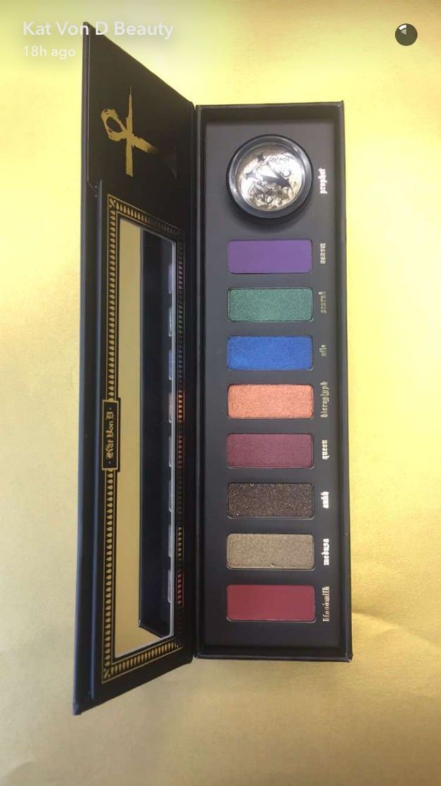 Kat Von D Beauty New Eyeshadow Palette Sneak Peek, check it out at makeuptutoria...