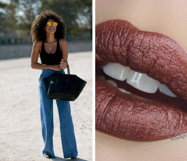 Metallic Lip with Casual Cool | Exciting Summer Outfits To Go Well With Your Mak...