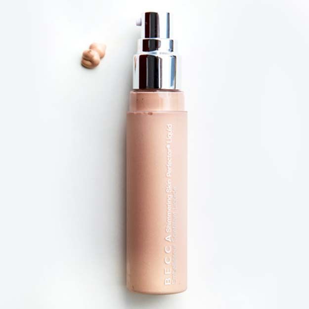 Shimmering Skin Perfector Liquid in Champagne Pop | See BECCA Cosmetics & Jaclyn...