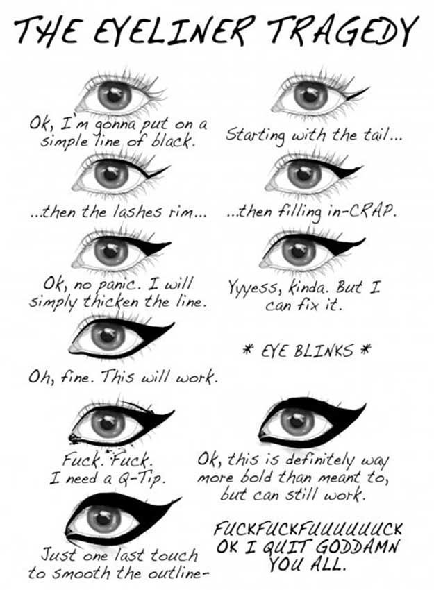 The Evolution of the Cat Eye | MUA Tips: How to do Winged Eyeliner Makeup, check...