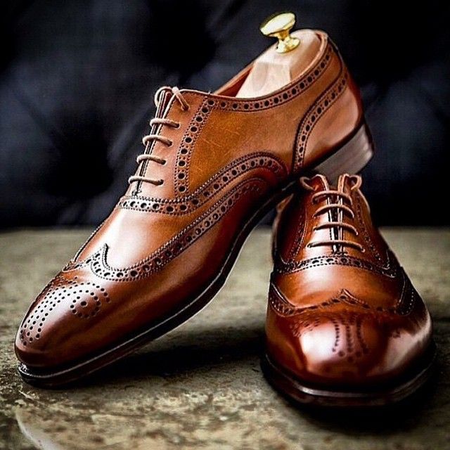 Beautiful classic leather brogues #menswear #shoes #brogues