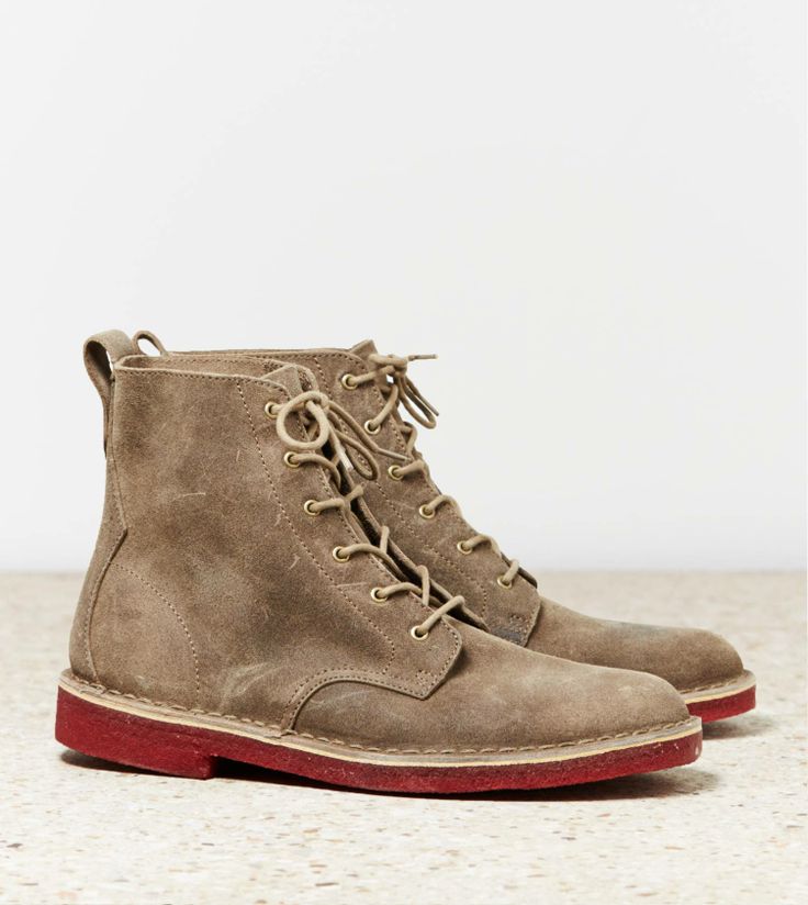 Bit of a different take on the desert boot in terms of length and style, but sti...
