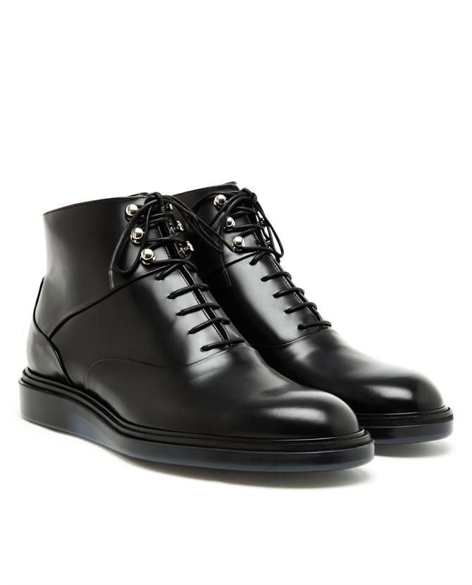 DIOR HOMME | Polished Leather Ankle Boots